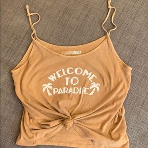 Amuse Society Welcome to Paradise tank